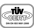 TÜV CERT DIN EN ISO 9001:2000